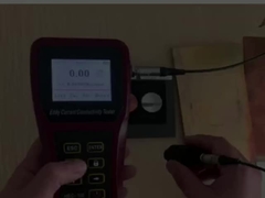 HUATEC Digital Portable Eddy Current Electrical Conductivity Meter اندازه گیری رسانایی الکتریکی در حال حاضر