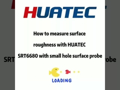 Handheld surface roughness profilometer test small hole work piece