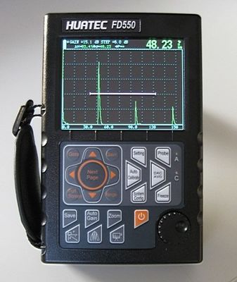 High Resolution Digtal Ultrasonic Flaw Detector 130dB A scan B Scan FD550