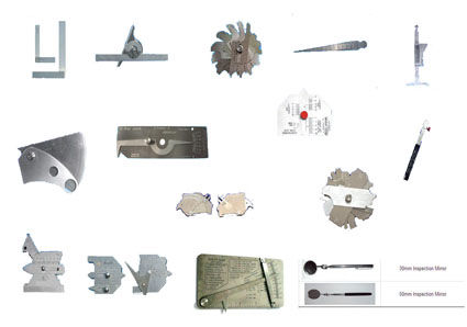 Automatic Weld Size Weld Gage Cambridge Type Weld Gauge  Welding Gauge Series Taper gauge