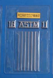 ASME E1025 ASTM E747 Wire Penetrameter Penetrometer Image Quality Indicator IQI