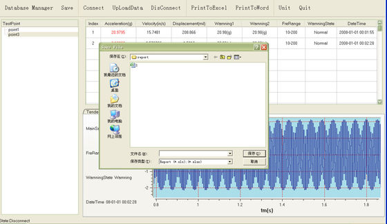 Real-Time  Spectral Chart Vibration Meter Vibration Analysis Meter Handheld Vibration Analyzer
