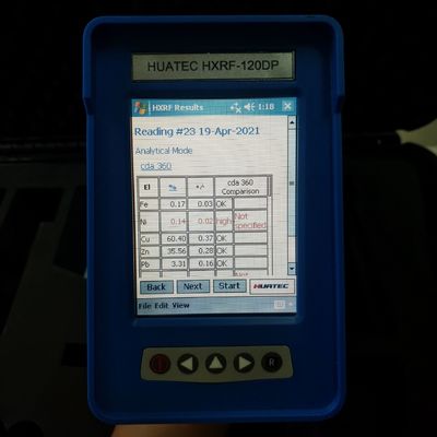 Handheld Alloy Analyzer / Alloy Identification PMI SI-PIN Detector HXRF-120DP