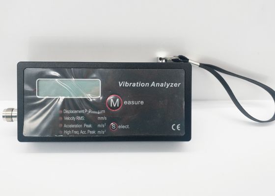 Piezoelectric Transducer Sensor Lcd Digital Vibration Meter Handheld