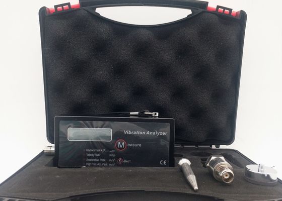 Piezoelectric Transducer Sensor Lcd Digital Vibration Meter Handheld