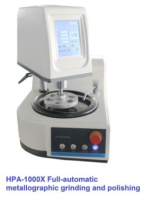 Center Load 6 Samples Metallographic Polishing Machine Double Disc Full Automatic Grinding