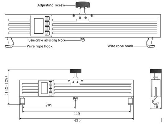 6-16mm Various Rope Diameter Elevator Rope Tension Meter HRD-DGZY