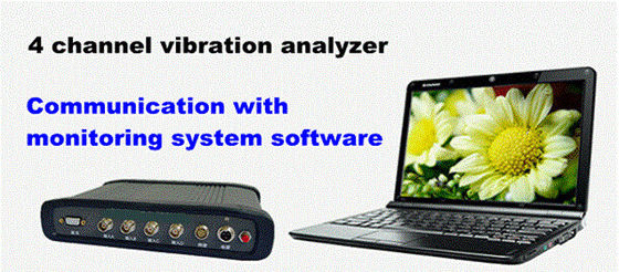 Handheld Vibration Meter Vibration Data Collector HG605 With 1100g Weight