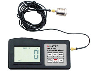 Accuracy Digital Vibration Meter , Portable Vibration Analyzer HG6360