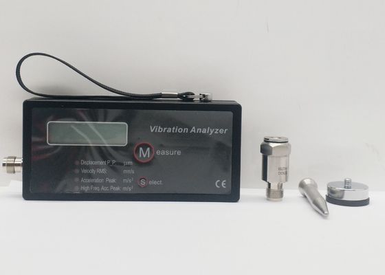 Piezoelectric Transducer Sensor Lcd Digital Vibration Meter Handheld