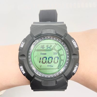 Wireless Watch Type Personal Dosimeter Sound And Light Alarm Dose Rate Radiation Measurement